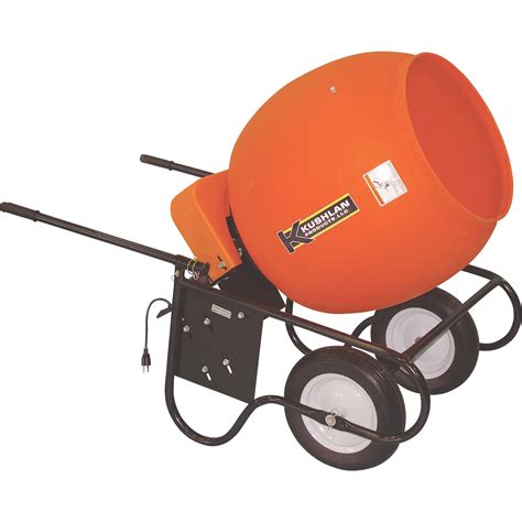Product Kushlan Electric Portable Cement Mixer With Flat Free Tires