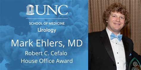 Mark Ehlers Md 2019 Recipient Of The Robert C Cefalo House Officer