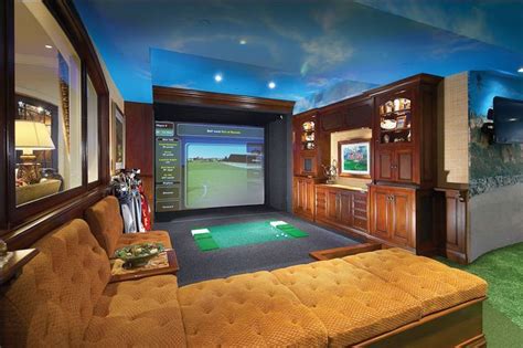 Golf Simulators Are Popular In Homes Built For High End Clients By