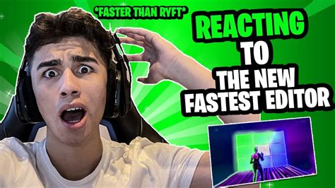 Reacting To The New Worlds Fastest Editor Youtube