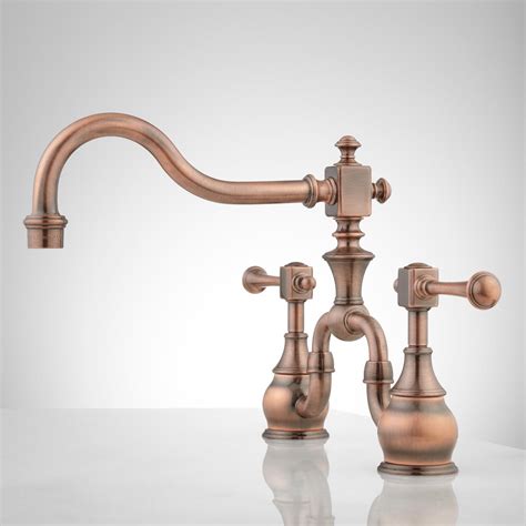 The line is called empressa, and the faucets it features are while these faucets would be a great choice for a bar, i love thinking about how i'd incorporate them into a kitchen. Vintage Bridge Kitchen Faucet - Lever Handles - Kitchen ...