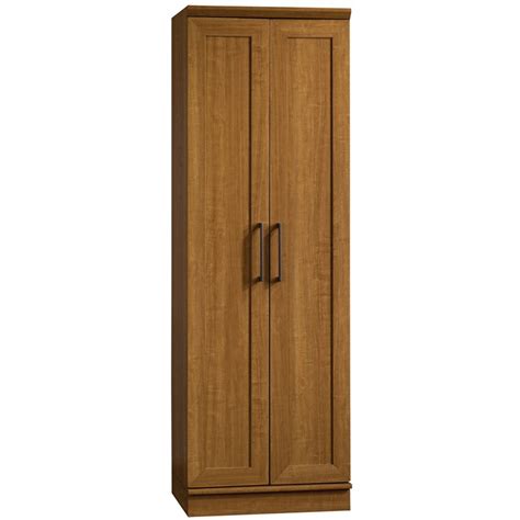 Sauder Homeplus Storage Cabinet In Sienna Oak Finish Ebay
