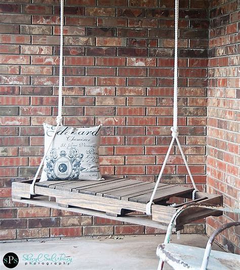 Diy Pallet Swing Plans Chair Bed And Bench Wooden Pallet Furniture