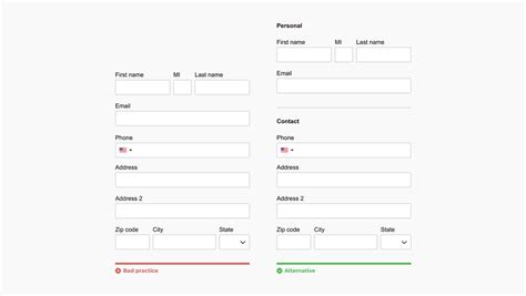 Form Design Best Practices Learn How To Improve The Design Of By