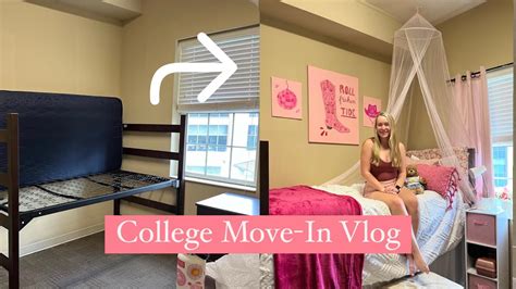 College Dorm Move In The University Of Alabama Presidential Village 1 Youtube