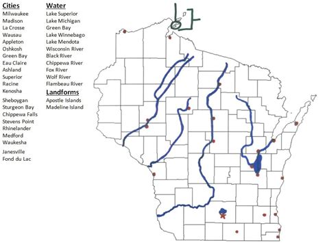 Map Of Southern Wisconsin Lakes