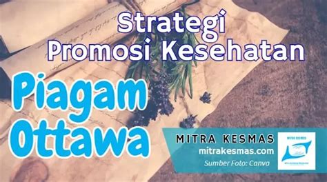 Strategi Promosi Kesehatan Piagam Ottawa