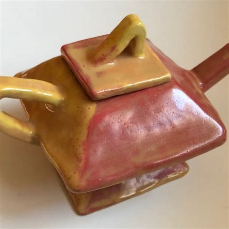 Art Pottery Teapot Etsy