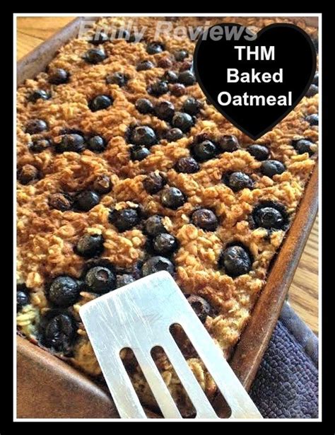 Overnight Baked Oatmeal Thm Way E Diane Milliken