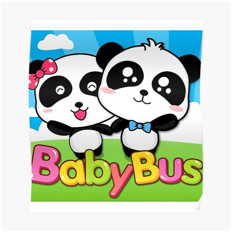 Babybus Poster By Pacotamda Redbubble