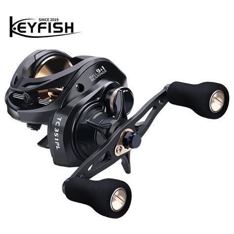 Keyfish Bb Carbon Fiber Kg Max Drag High Gear Ratio Fishing