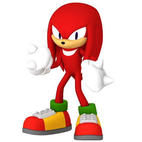 Sonic Forces Knuckles Design Pose Render By Soniconbox On Deviantart