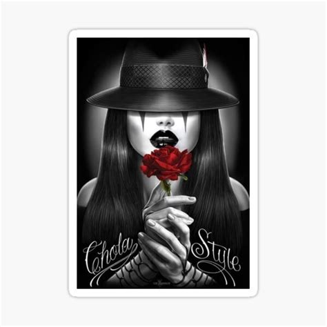 Chola Style Sticker For Sale By Latinshop1823 Redbubble