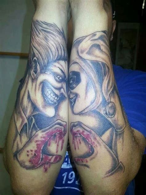 Harley Quinn And Joker Matching Couple Tattoos Arminvanbuurentherapy