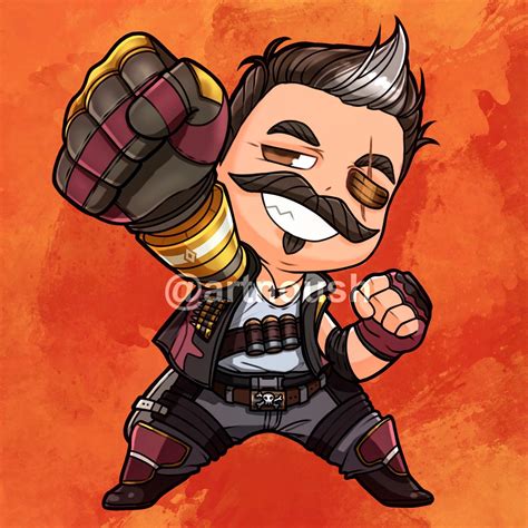 A Prezzie For Fusey Thought I Would Share My Fuse Chibi Apex Legends
