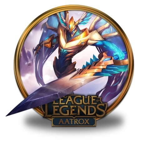 Aatrox Justicar Icon League Of Legends Gold Border