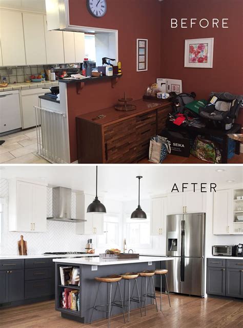 Before And After Kei And Jens Amazing Galley Kitchen Transformation