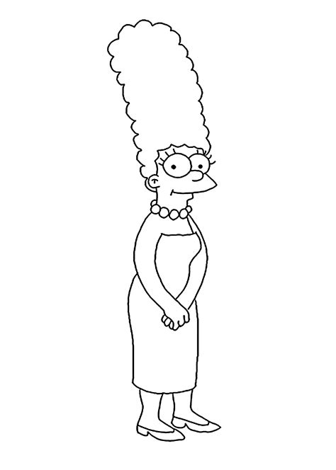 Marge Simpson De Los Simpsons Para Imprimir Loca Tel