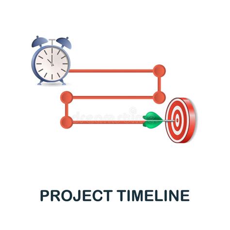 Project Timeline Icon 3d Illustration From Project Development