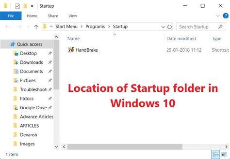 Where Is The Startup Folder In Windows 10 Techcult