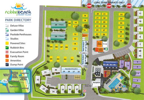 Birubi Beach Holiday Park Map