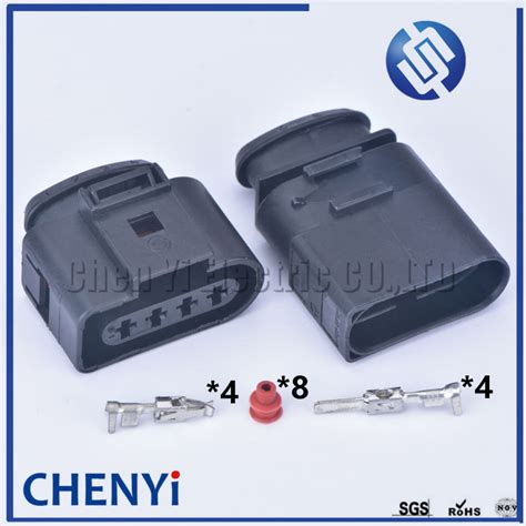 1 Set 4 Pin 35mm Series （male Or Female）waterproof Connector 4b0973724
