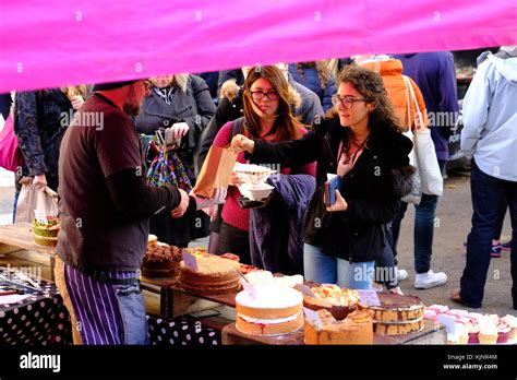 Bloomsbury Farmers Market London United Kingdom Stock Photo Alamy