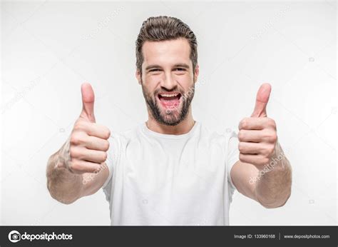 Man Thumbs Up Stock Photo