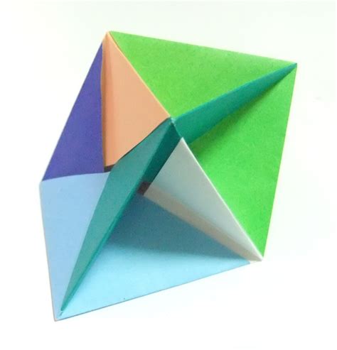 How To Make Origami Triangular Prism Origami Paper