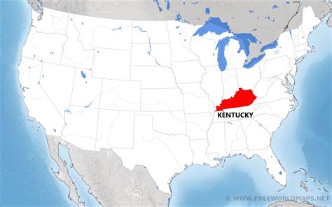 Where Is Kentucky Located On The Map