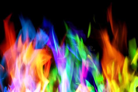 Colorful Flames Stock Image Image Of Burn Colourful 4786951