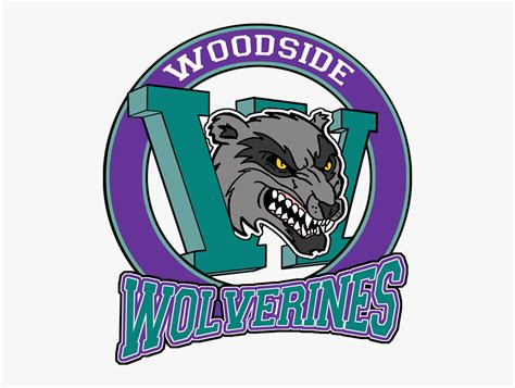 Woodside logo in vector.svg file format. Woodside Wolverines Logo - Woodside High School Mascot ...