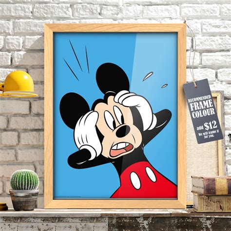 Art Prints Art Prints 30x40cm For The Kids Mickey Mouse