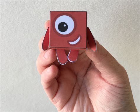 Numberblocks 1 10 Printable Paper Toys Origami Templates Etsy