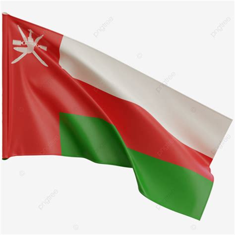 Oman Flag Waving Oman Flag With Pole Oman Flag Waving Transparent