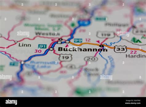 Map Of Buckhannon Hi Res Stock Photography And Images Alamy