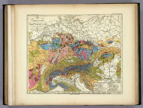 Geologische Karte Von Deutschland Original Landkarte Antique Map My XXX Hot Girl