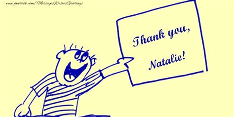 Natalie Greetings Cards Thank You