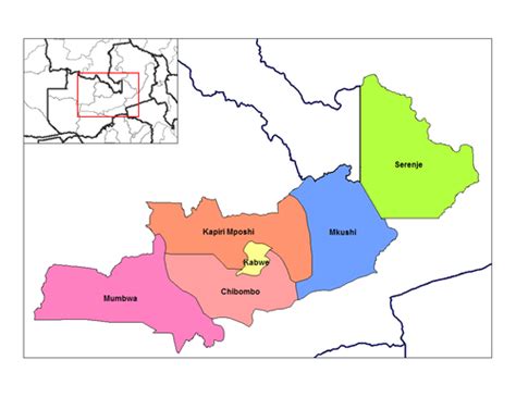 Districts Of Zambia Chalo Chatu Zambia Online Encyclopedia
