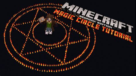 Minecraft Bedrock Magic Circle Tutorial 1 Command Block Creation