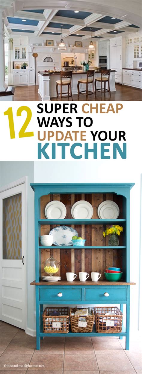 Besides, you've likely accumulated enough accessories over the years to fill. 12 Super Cheap Ways to Update Your Kitchen - Sunlit Spaces ...