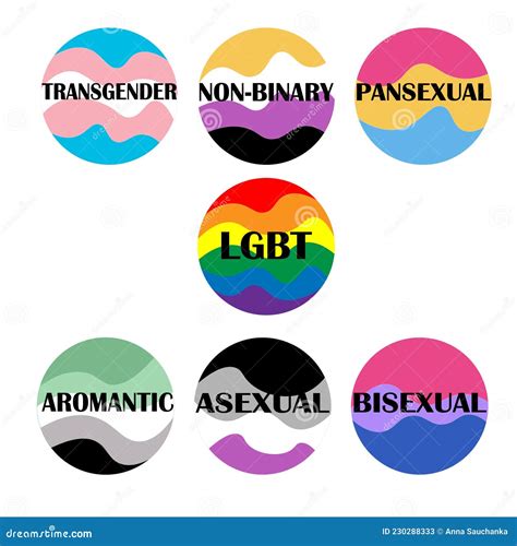 flags of pride for sexual identity collection of pride parade icons