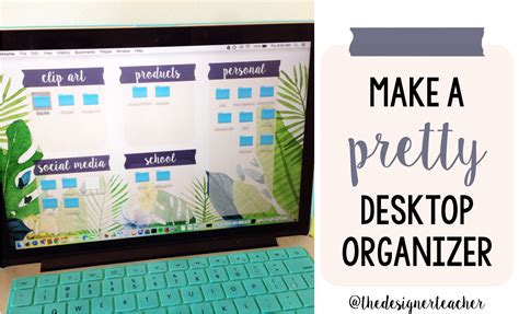 The Designer Teacher Make A Pretty Desktop Organizer