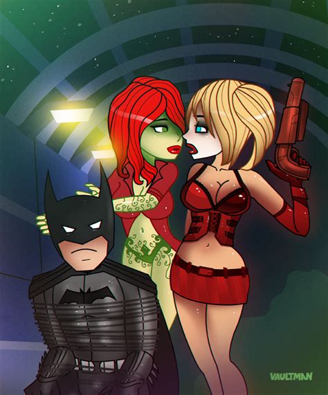 Harley And Ivy Hot Action By Vaultman On Deviantart