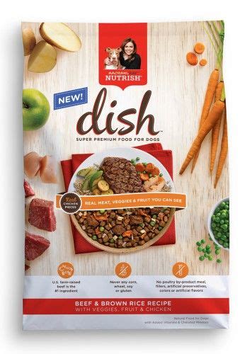 This premium dry dog food recipe is made with simple, natural ingredients, like real beef, which is always the number one ingredient, combined with wholesome vegetables and. Rachael Ray Nutrish DISH Natural Dry Dog Food, Beef ...