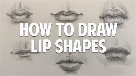 How To Draw Different Lip Shapes Youtube