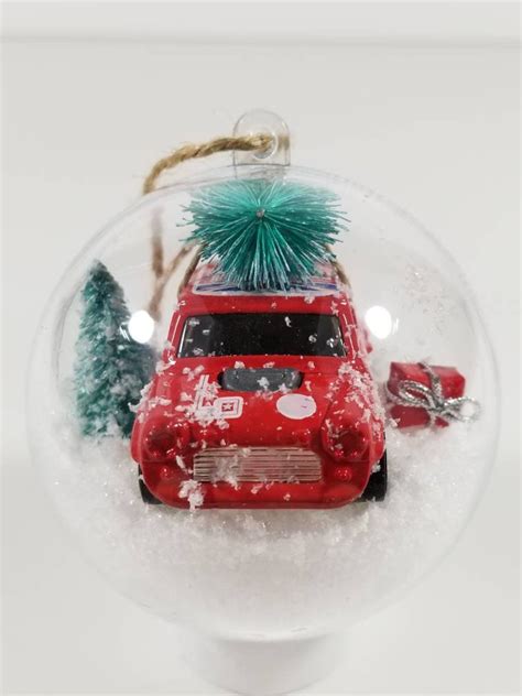 Mini Cooper Christmas Ornament Mini Cooper Ornament Mini Etsy