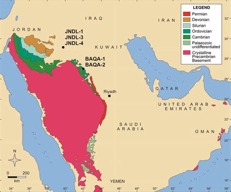 Arabian Peninsula Map Labeled