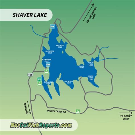 Shaver Lake Shaver Lake Ca Fish Reports And Map
