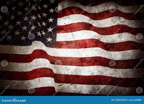 Grunge American Flag Stock Photo Image Of Patriotism 173527242